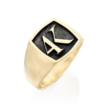 Load image into Gallery viewer, Men's Square signature ring