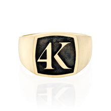 Load image into Gallery viewer, Men's Square signature ring