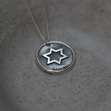 Load image into Gallery viewer, Cameo Star of david necklace