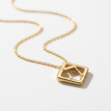 Load image into Gallery viewer, 14K Yellow Gold Hebrew Letter & Name Necklace