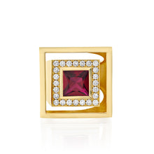 Load image into Gallery viewer, Custom Ruby Cocktail Ring in 14K Yellow Gold