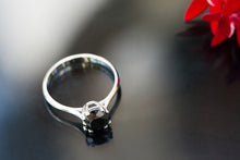 Load image into Gallery viewer, Black diamond engagement ring