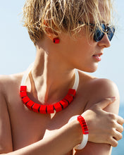 Load image into Gallery viewer, Spiral statement necklace