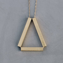 Load image into Gallery viewer, Long Triangle Necklace