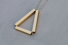 Load image into Gallery viewer, Long Triangle Necklace