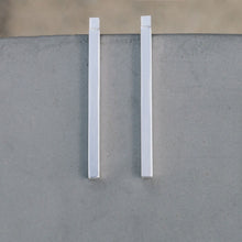 Load image into Gallery viewer, long tube earrings