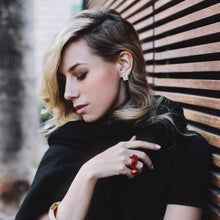 Load image into Gallery viewer, Cubic Stud Earrings