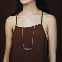 Load image into Gallery viewer, Mirror Bean Long Necklace