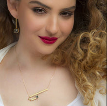 Load image into Gallery viewer, Asymmetric Crystal Necklace