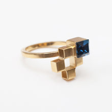 Load image into Gallery viewer, Cross ring with Swarovski
