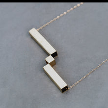 Load image into Gallery viewer, Diagonal brick necklace