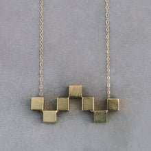 Load image into Gallery viewer, Zigzag Pixels Necklace