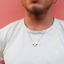 Load image into Gallery viewer, Tetris shape necklace