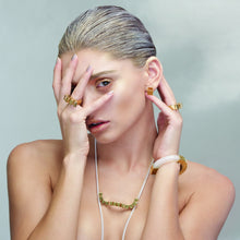 Load image into Gallery viewer, Bridge gold plated necklace