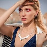 Load image into Gallery viewer, Crown Statement Necklace