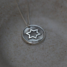 Load image into Gallery viewer, Cameo Star of david necklace
