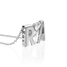 Load image into Gallery viewer, Gold Personalized Name Necklace with Diamond
