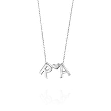 Load image into Gallery viewer, gold personalized letter necklace
