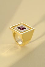 Load image into Gallery viewer, Custom Ruby Cocktail Ring in 14K Yellow Gold
