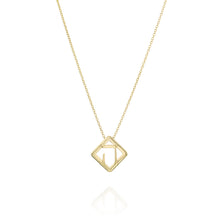 Load image into Gallery viewer, 14K Yellow Gold Hebrew Letter &amp; Name Necklace
