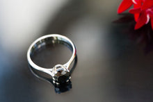 Load image into Gallery viewer, Black diamond engagement ring
