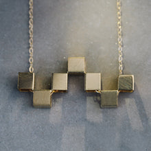 Load image into Gallery viewer, Zigzag Pixels Necklace

