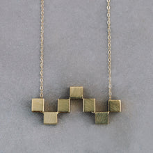 Load image into Gallery viewer, Zigzag Pixels Necklace
