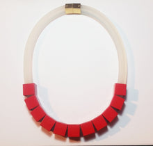 Load image into Gallery viewer, Spiral statement necklace
