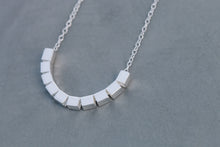 Load image into Gallery viewer, Silver half moon Necklace
